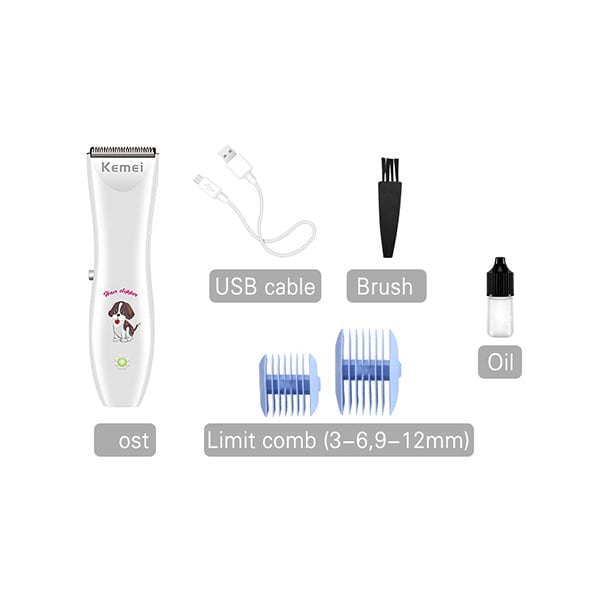 Kemei, KM-1051 Relchargeable Pet Grooming Clipper