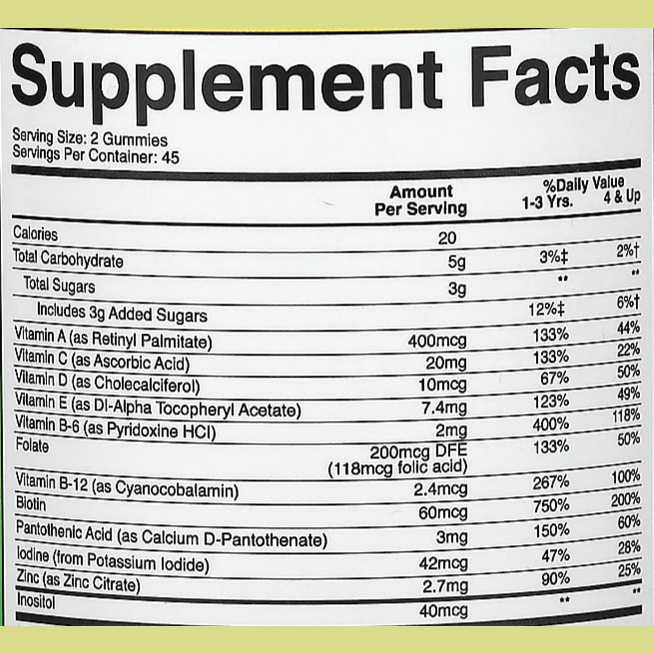 Kids Multi Vitamins