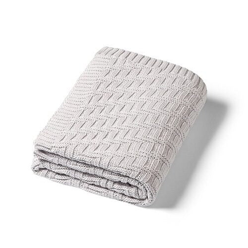 organic cotton baby blanket - Grey
