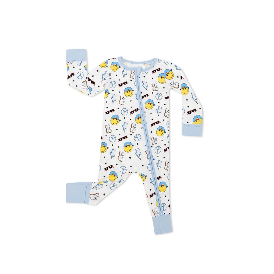 TeeJayz Cool Dude Bamboo Zippy Onesie 6-9 Months