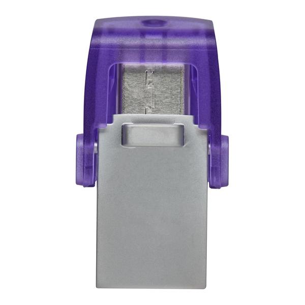 Kingston DataTraveler microDuo 3C USB Flash Drive 64GB USB Gen 3 OTG Type-C to USB Type-A - DTDUO3CG3/64GB, 5 Years Official Warranty