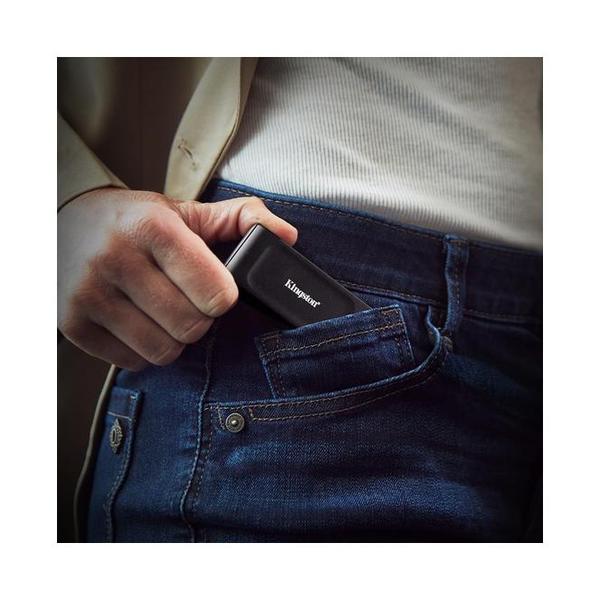 Kingston XS1000 1TB External SSD | Pocket-Sized | USB 3.2 Gen 2 | External Solid State Drive | Up to 1050MB/s | SXS1000/1000G, with 5 Years Official Warranty