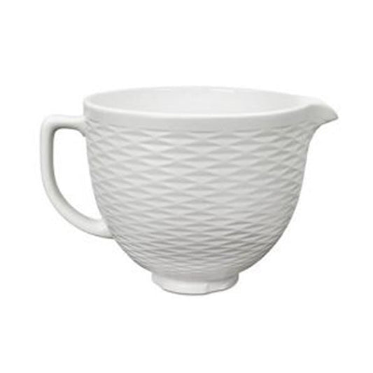 KitchenAid 5KSMCB5TLW 3D Pattern Ceramic Bowl