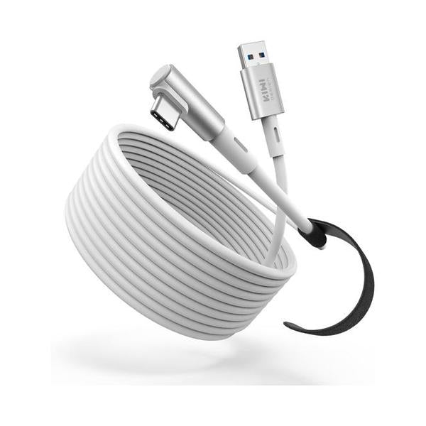 KIWI Design 16FT Link Cable Compatible with Oculus/Meta Quest 3S Accessories, and Quest 3/2/Pro/Pico 4, USB 3.0 to USB C Link Cable with 5Gbps Super Speed