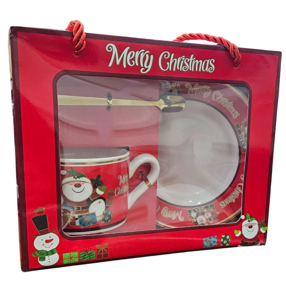 (Net) Christmas Mug Gift Set of 3pcs Lebanon