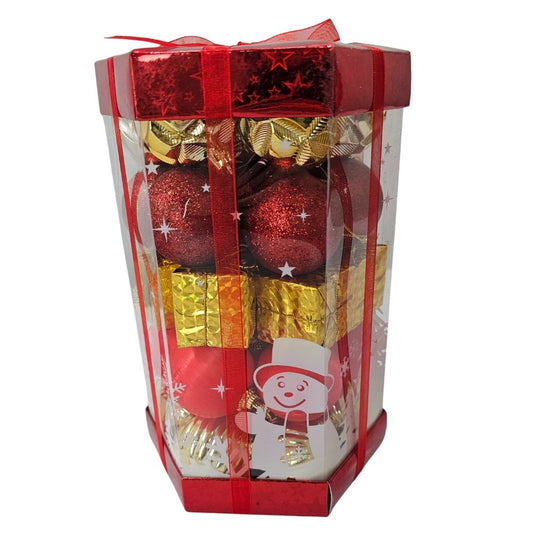 (Net) Christmas Mix Balls Type Tree Decoration Set Lebanon