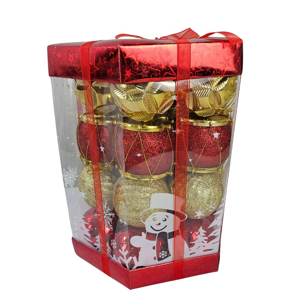 (Net) Christmas Balls Decoration Set