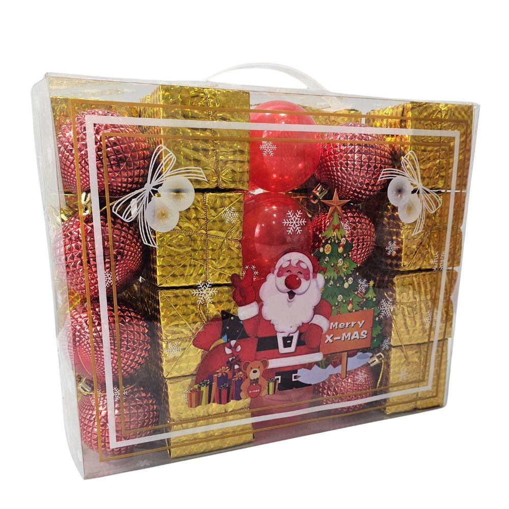 (Net) Christmas Tree Balls Decoration Set