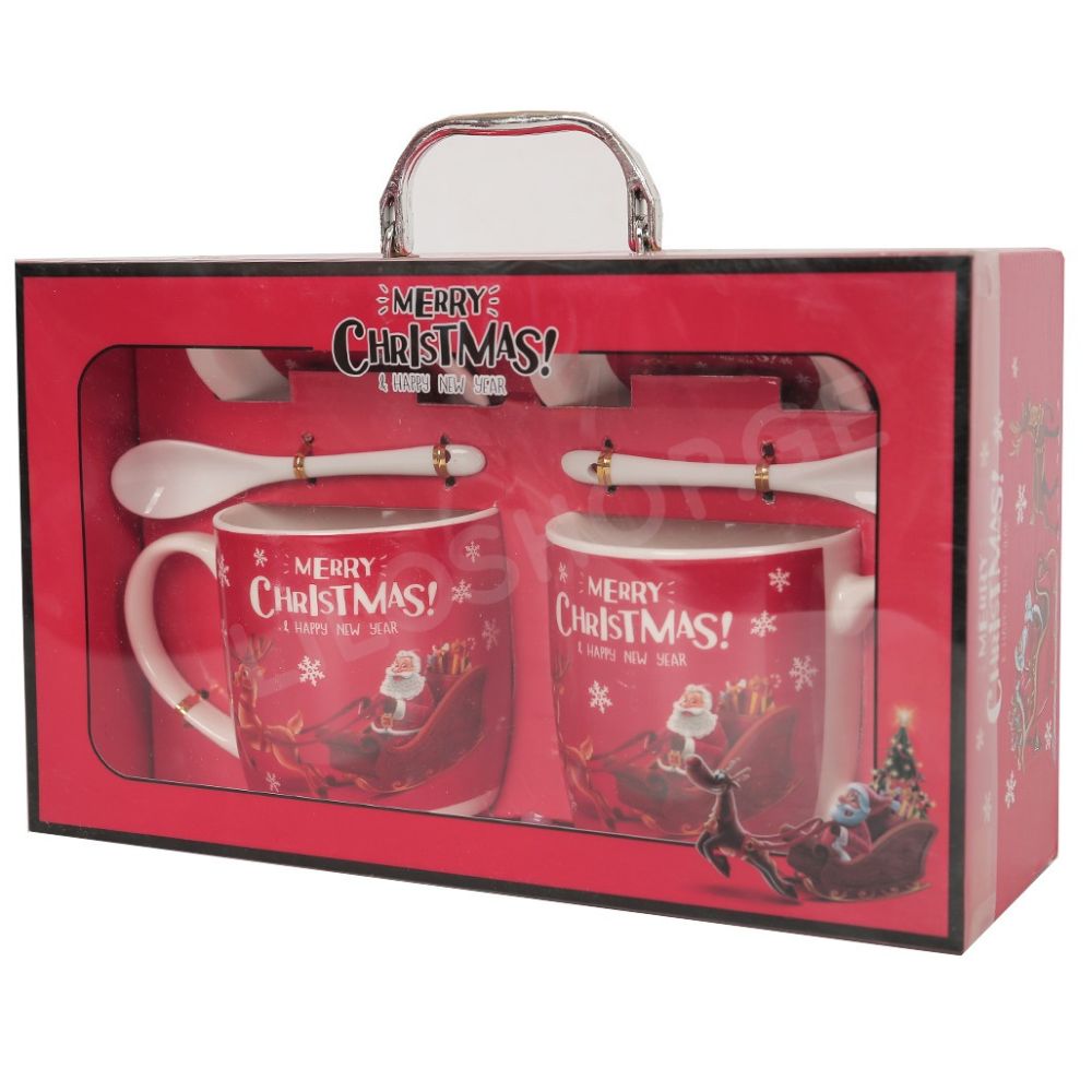 (Net) Christmas Mug Gift Set Of 2 pcs Lebanon