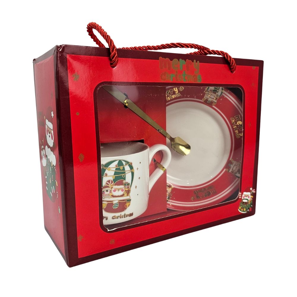 (Net) Christmas Mug Gift Set of 3 pcs Lebanon