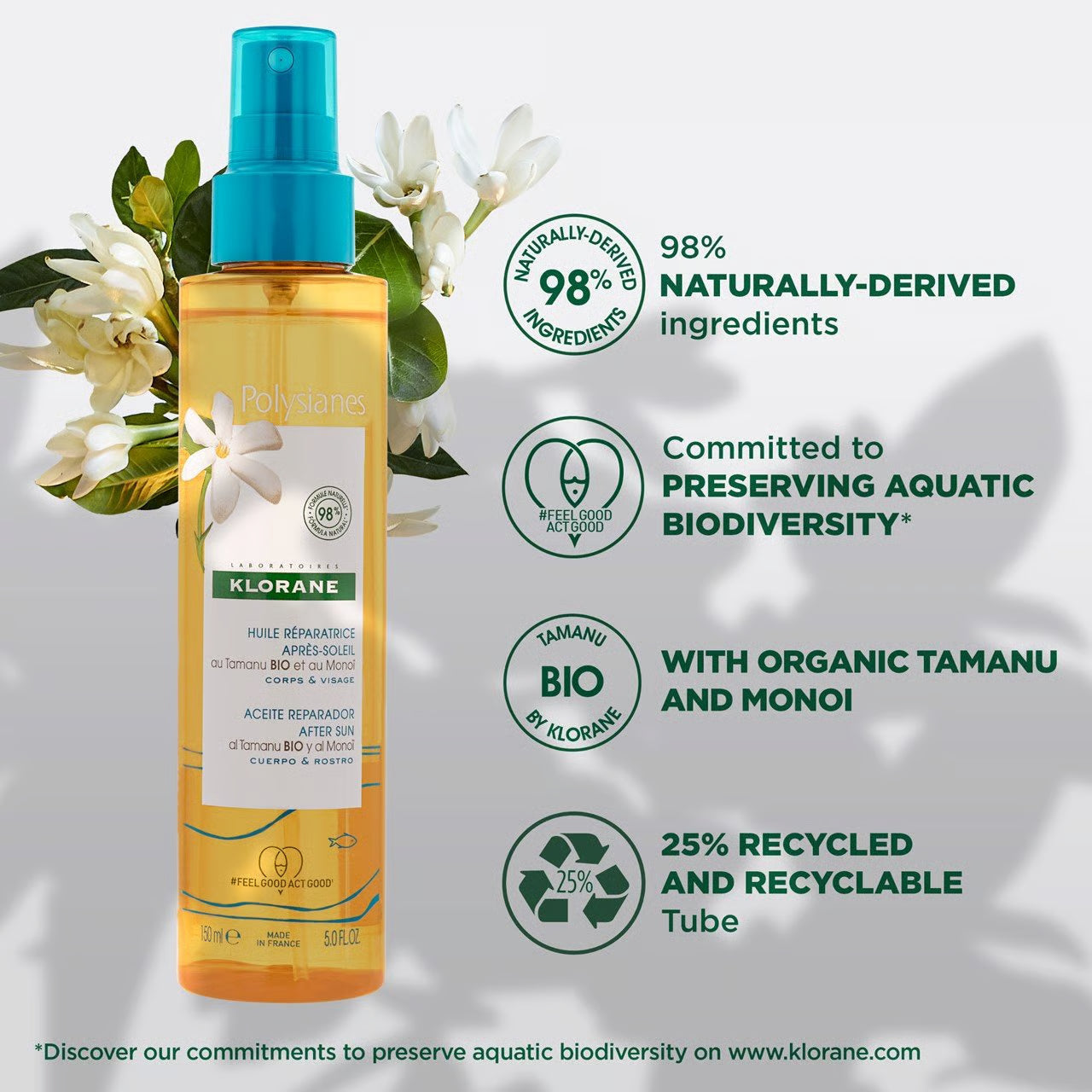 Polysianes After-Sun Repair Oil for Body and Face