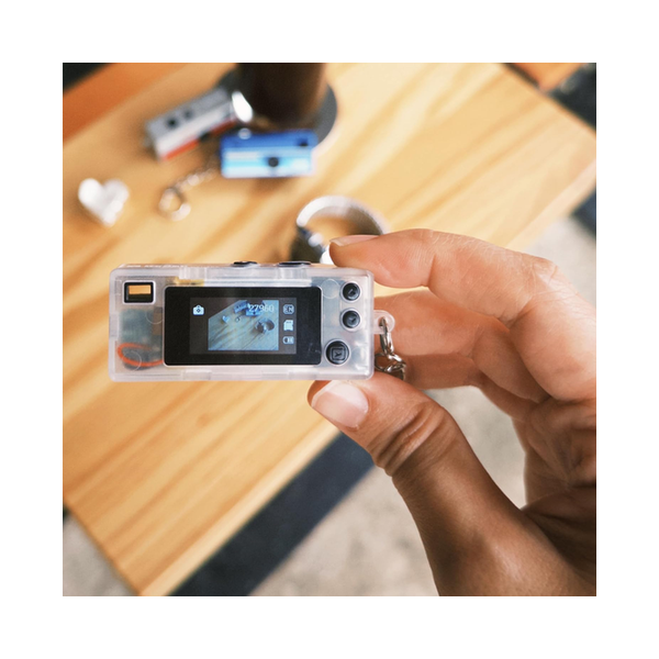 KODAK CHARMERA Keychain Digital Camera Blind Box Single Box (1PC),Mini Camera,Digicam,Video Recording,Bag Charm,1.6 Megapixels,Micro SD Card Slot,for Beginners Teens and Adults