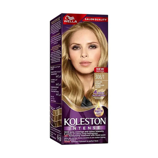KOLESTON INTENSE LIGHT ASH BLONDE 308/1 - Medaid International