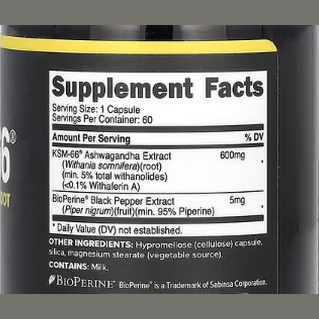 Primaforce, KSM-66, Ashwagandha Root Extract, 600 mg, 60 Capsules