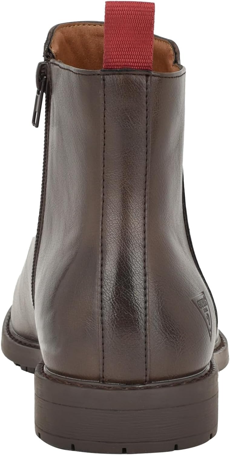 Guess Men's Dark Brown Dawlin Classic Low Shaft Casual Boots | Guess In Lebanon