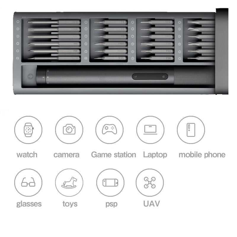 Xiaomi Mijia MI Electric Precision Screwdriver Set Precision Iphone Laptop Small Electric Screw Driver Kit