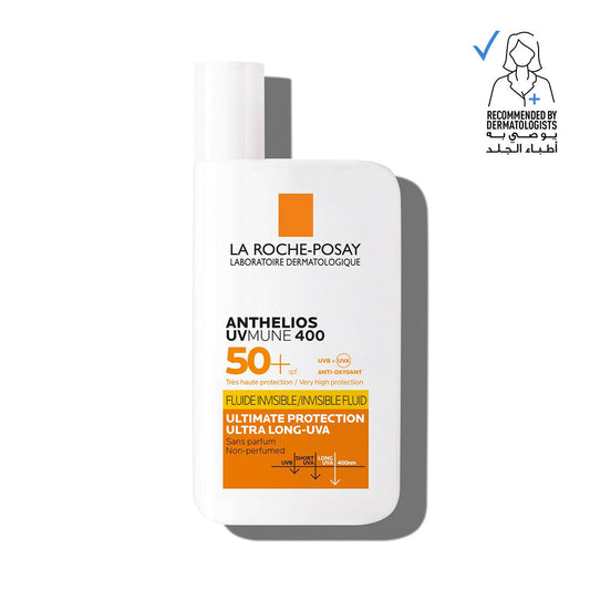 La Roche Posay Anthelios Uvmune 400 invisible fluif spf50+ sun cream