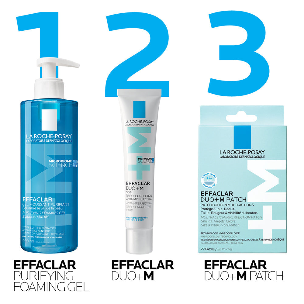 La Roche Posay Effeclar DUO + M Spot Patches for Acne Prone Skin