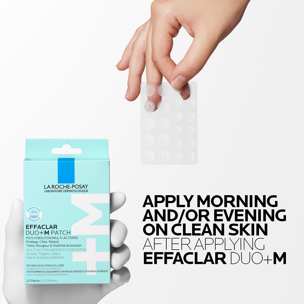 La Roche Posay Effeclar DUO + M Spot Patches for Acne Prone Skin