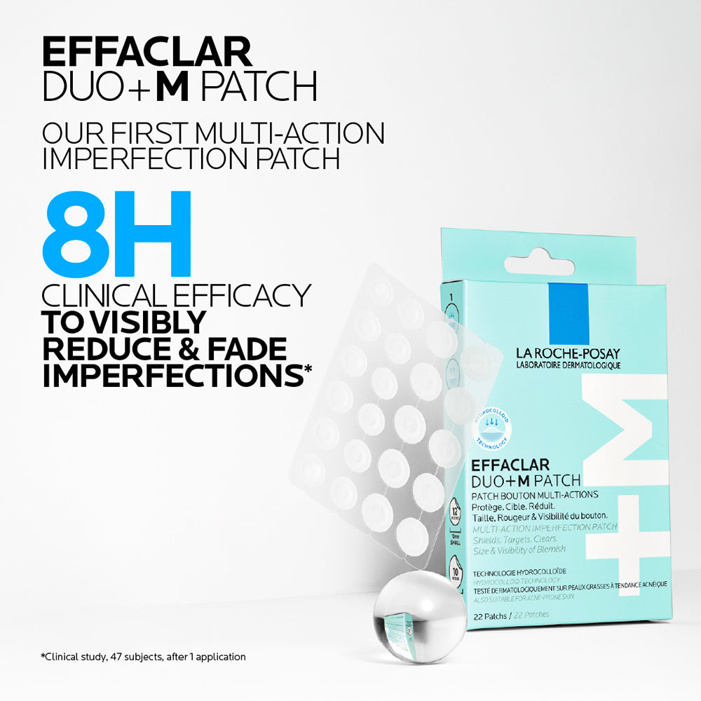 La Roche Posay Effeclar DUO + M Spot Patches for Acne Prone Skin