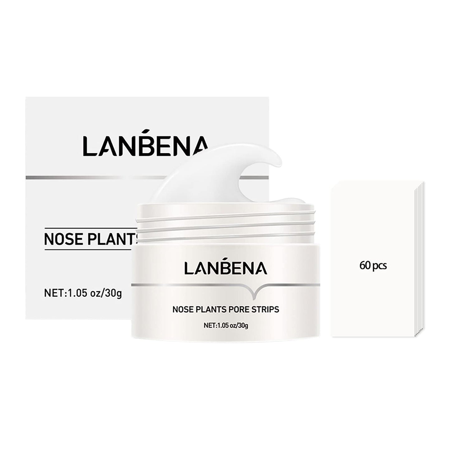 LANBENA™ Cream + Pore Strips كريم مع شرائط المسام