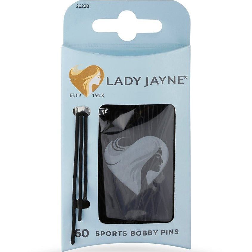 Lady Jayne Hold BoB Pins Blk PK 60 2622B - Medaid