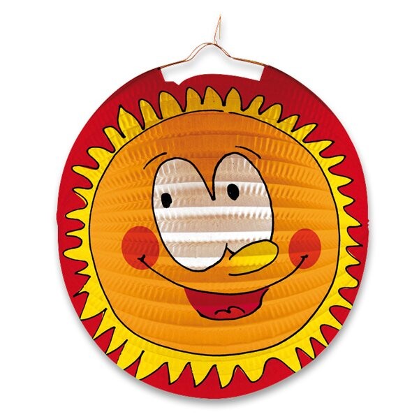 Amscan Sun Motif Paper Lantern  - 25 cm | Amscan In Lebanon