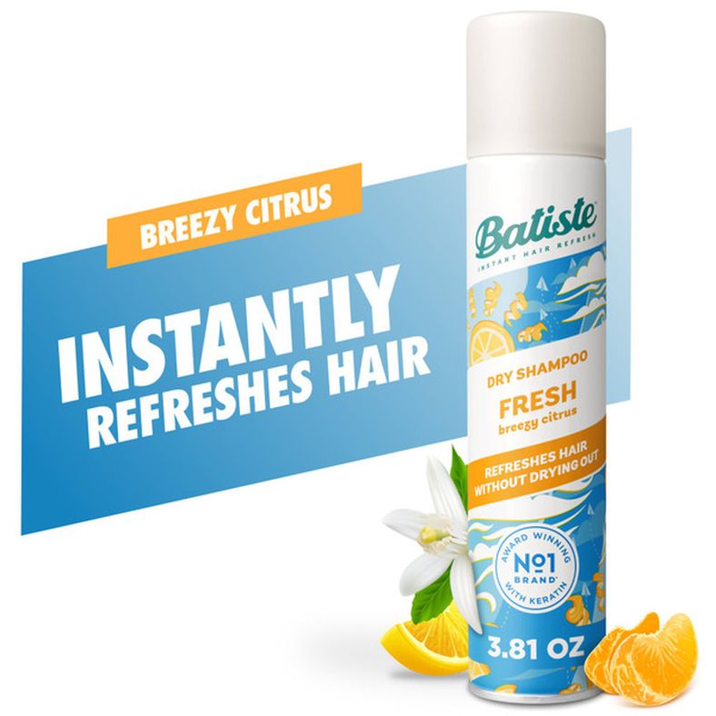 Batiste Fresh Breezy Citrus Dry Shampoo 200ml