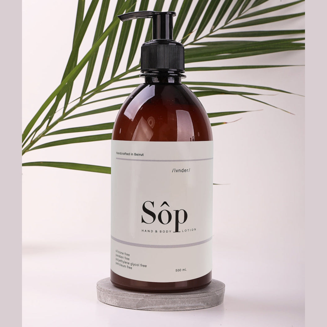 Sôp Natural Hand & Body Lotion Lavender