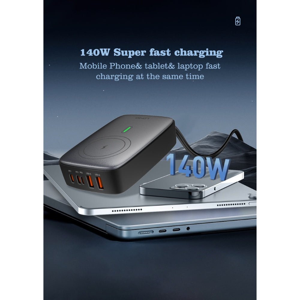 Ldnio 140W Multiport Desktop Wireless Charger Q4010