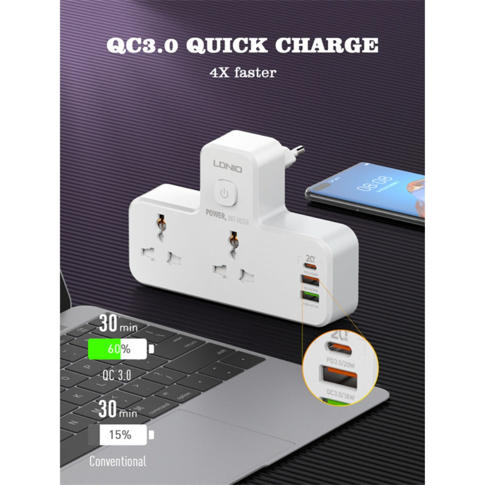 LDNIO SC2311 Power Socket 20W USB-C