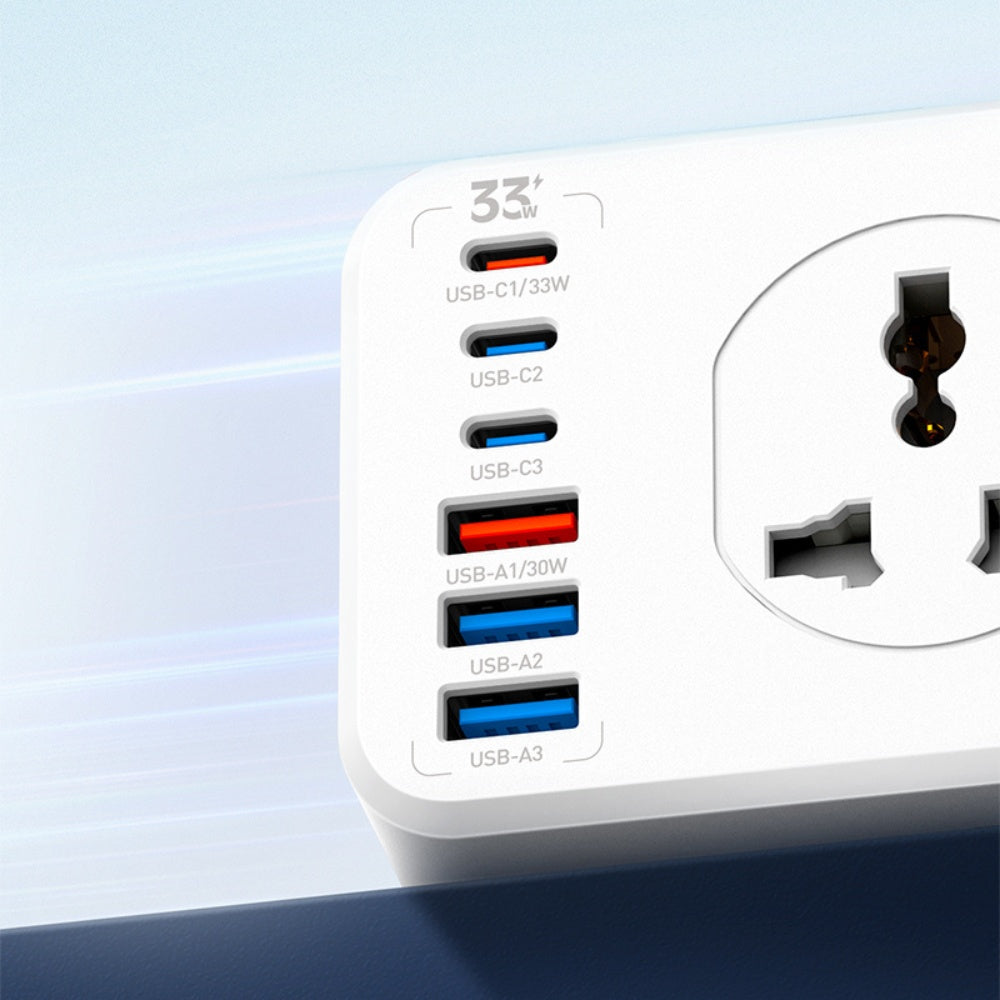 LDNIO 2500W Power Strip PD20W SC10610C
