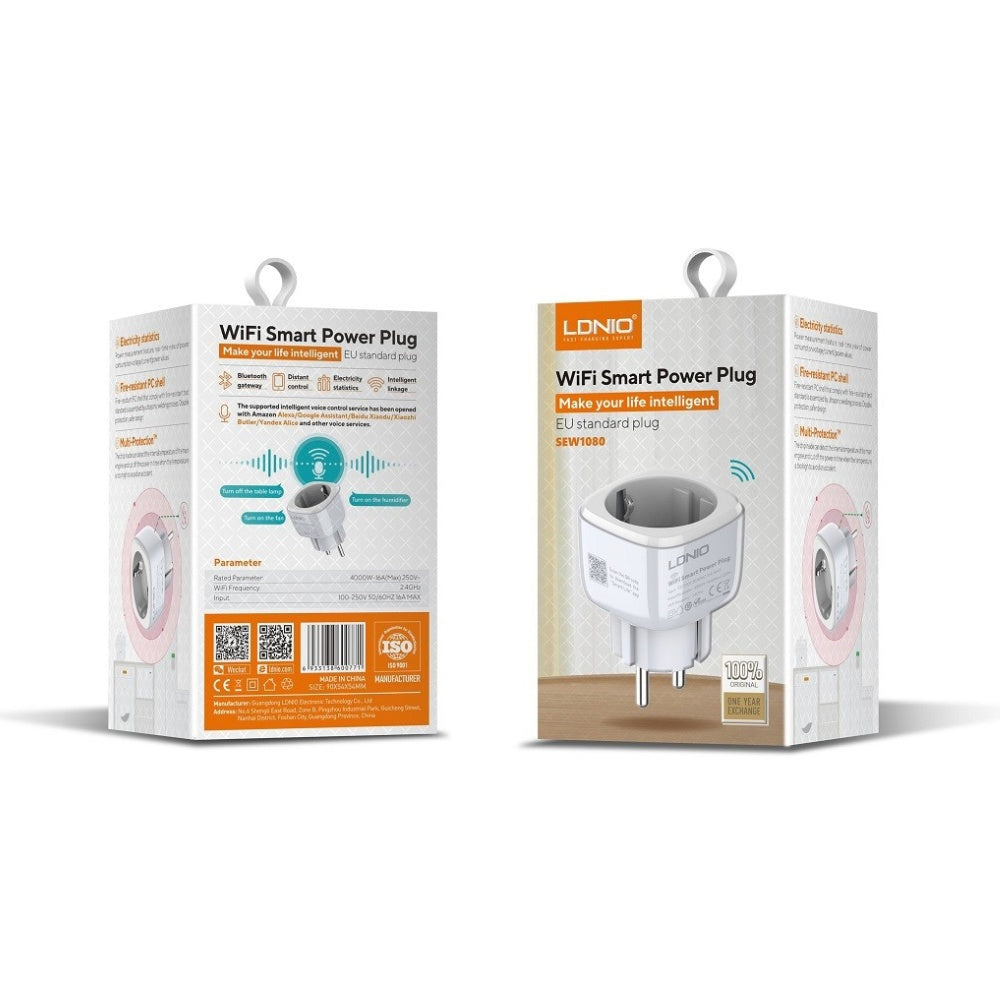 Ldnio WiFi Smart Power Socket SEW1080