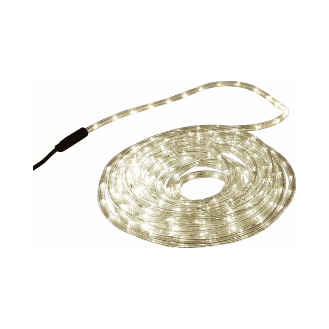LED Rope Light 10m 18W For Indoor And Outdoor Use 200 LEDs Warm White Light