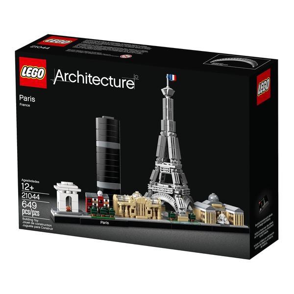 LEGO Architecture Paris Model Building Set - Detailed Display Building Block Set for Kids, Boys and Girls, Ages 12+ - Unique Gift for Travel & Architecture Enthusiasts - 21044