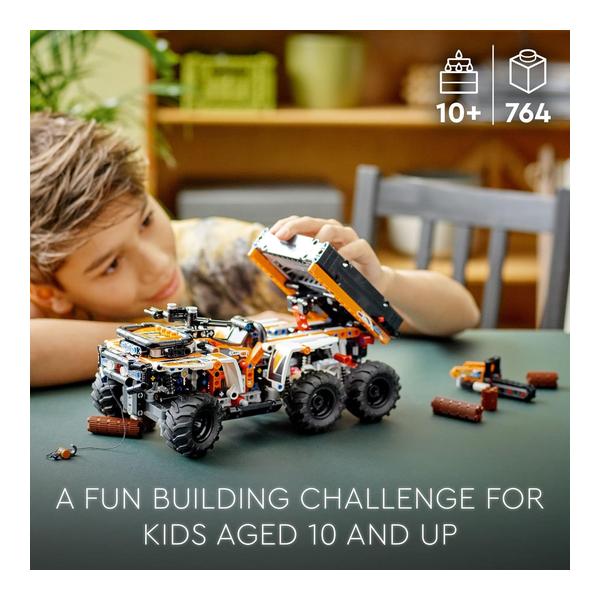 LEGO Technic All-Terrain Vehicle 42139, 6-Wheeled Off Roader Model Truck Toy, ATV Construction Set, Birthday Gift Idea for Kids, Boys and Girls