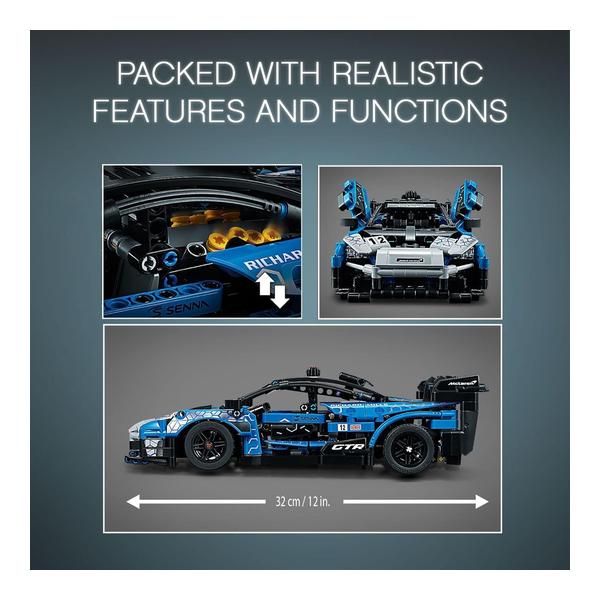 LEGO Technic McLaren Senna GTR 42123 Racing Sports Collectable Model Car Building Kit, Car Construction Toy, Gift Idea for Kids, Boys and Girls