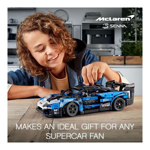 LEGO Technic McLaren Senna GTR 42123 Racing Sports Collectable Model Car Building Kit, Car Construction Toy, Gift Idea for Kids, Boys and Girls