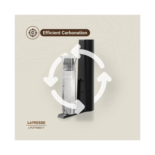 Lepresso Carbonator Instant Sparkling Water 800mL, LPCFFM0017