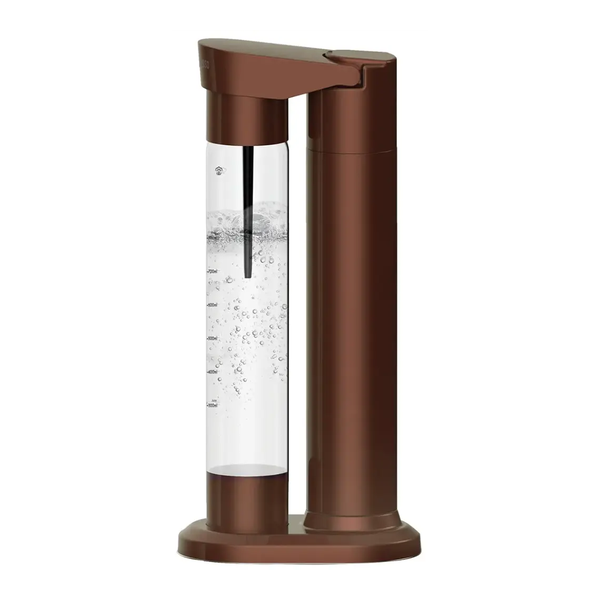 Lepresso Fizznest Sparkling Water Machine, Brown, LPCFFSSM0097-BR