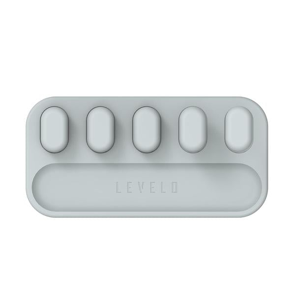 Levelo Livia Detachable Magnetic Cable Management, Tangle-Free, 5 Magnetic Heads, Lightweight, Easy to Install, Within 4mm Diamete Cable Compatibility, 8L x 4W centimeters, 25 Grams