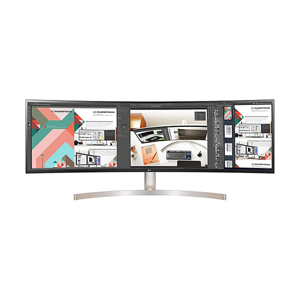 LG 49WL95C-WE 32:9 UltraWide Monitor 49" Dual DQHD (5120 x 1440) IPS Display, HDR10, USB Type-C with 85W Power Delivery, Ambient Light Sensor, 2 x 10W Stereo Speaker with Rich Bass