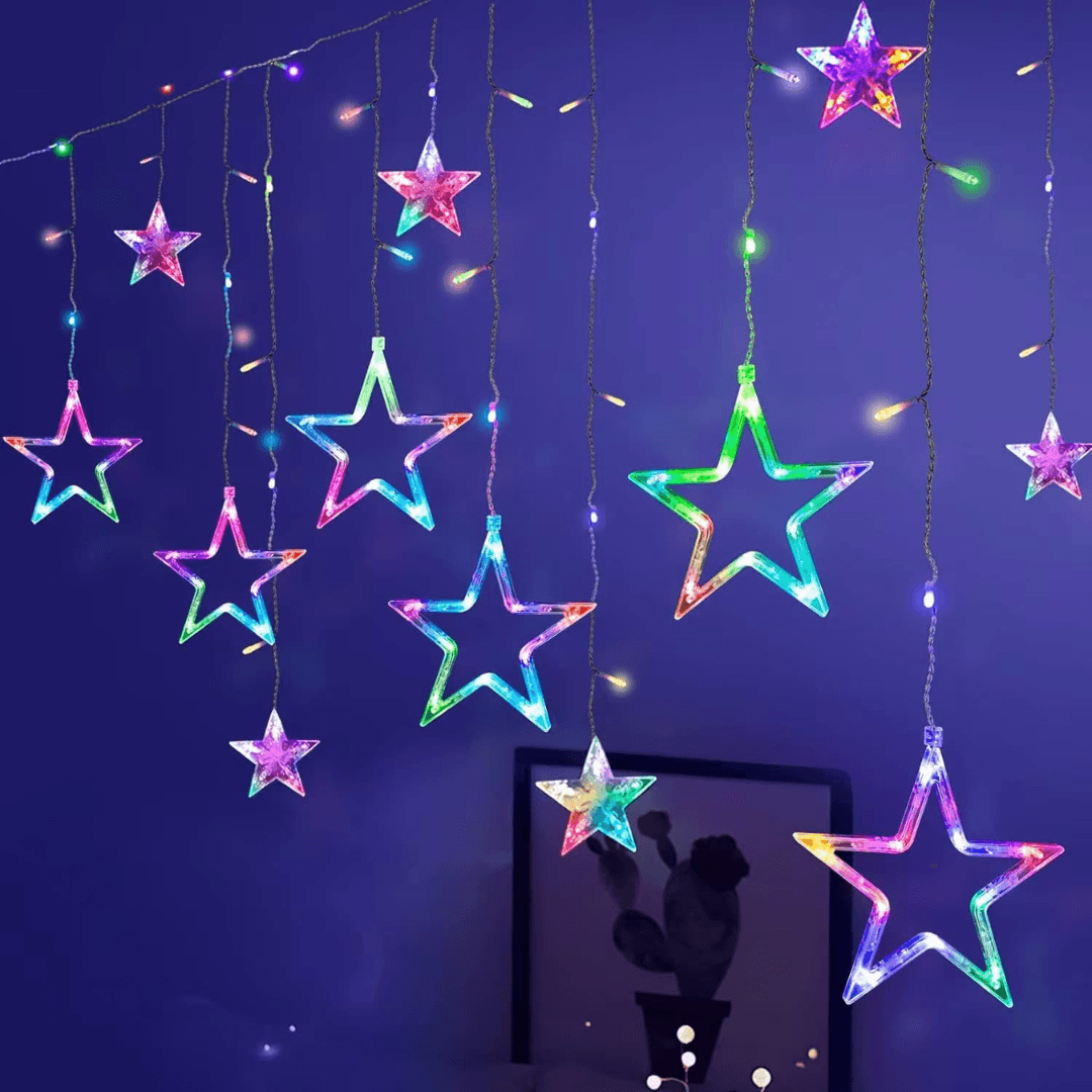 Light Zone Beautiful LED Star Light Curtain