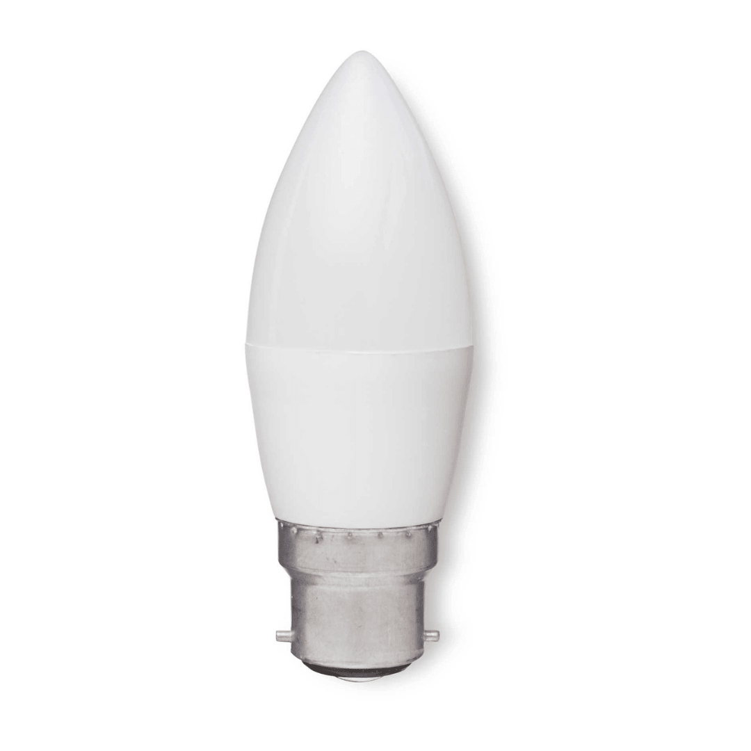 LIGHTWAY LED Candle Bulb Dimmable Warm White B22D Bayonet Cap 5.5W=60W Lebanon"
