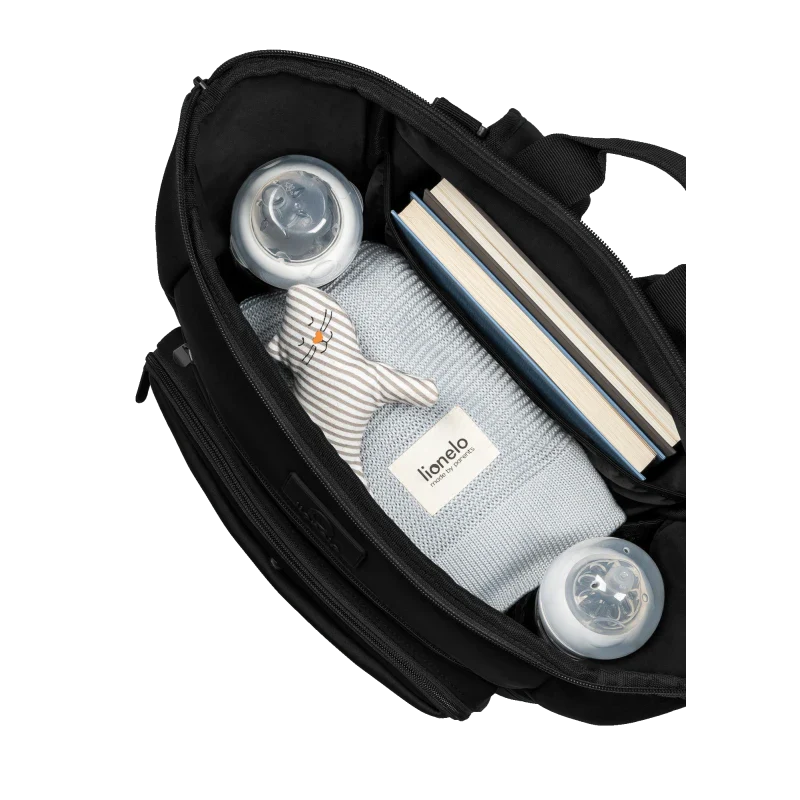 Lionelo - Cube Backpack - Black Carbon
