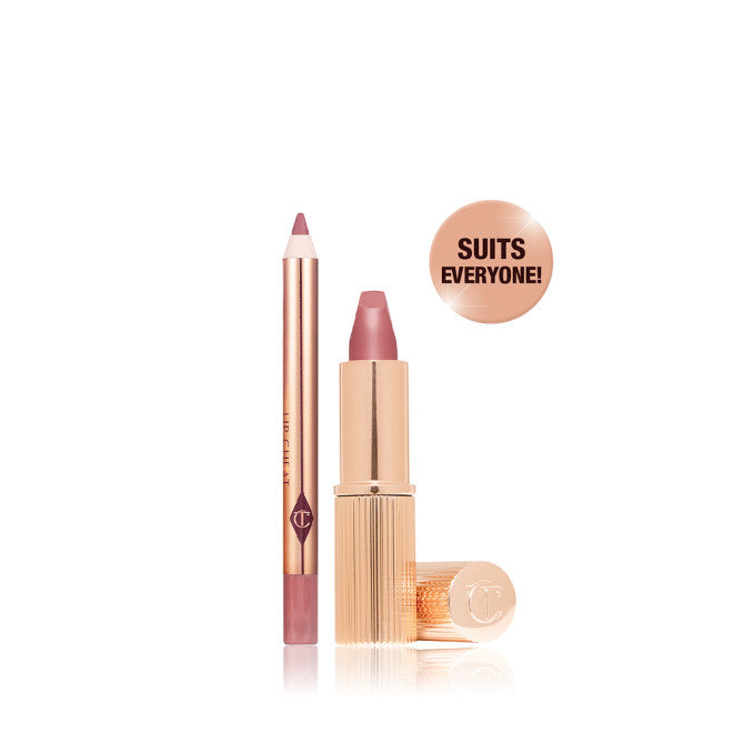 CHARLOTTE TILBURY PILLOW TALK LIP KIT -LIP CHEAT