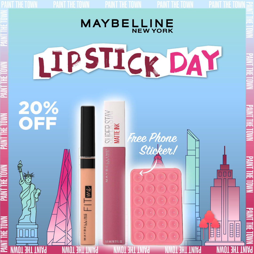 Super Stay Matte Ink + Fit Me Concealer - Medaid