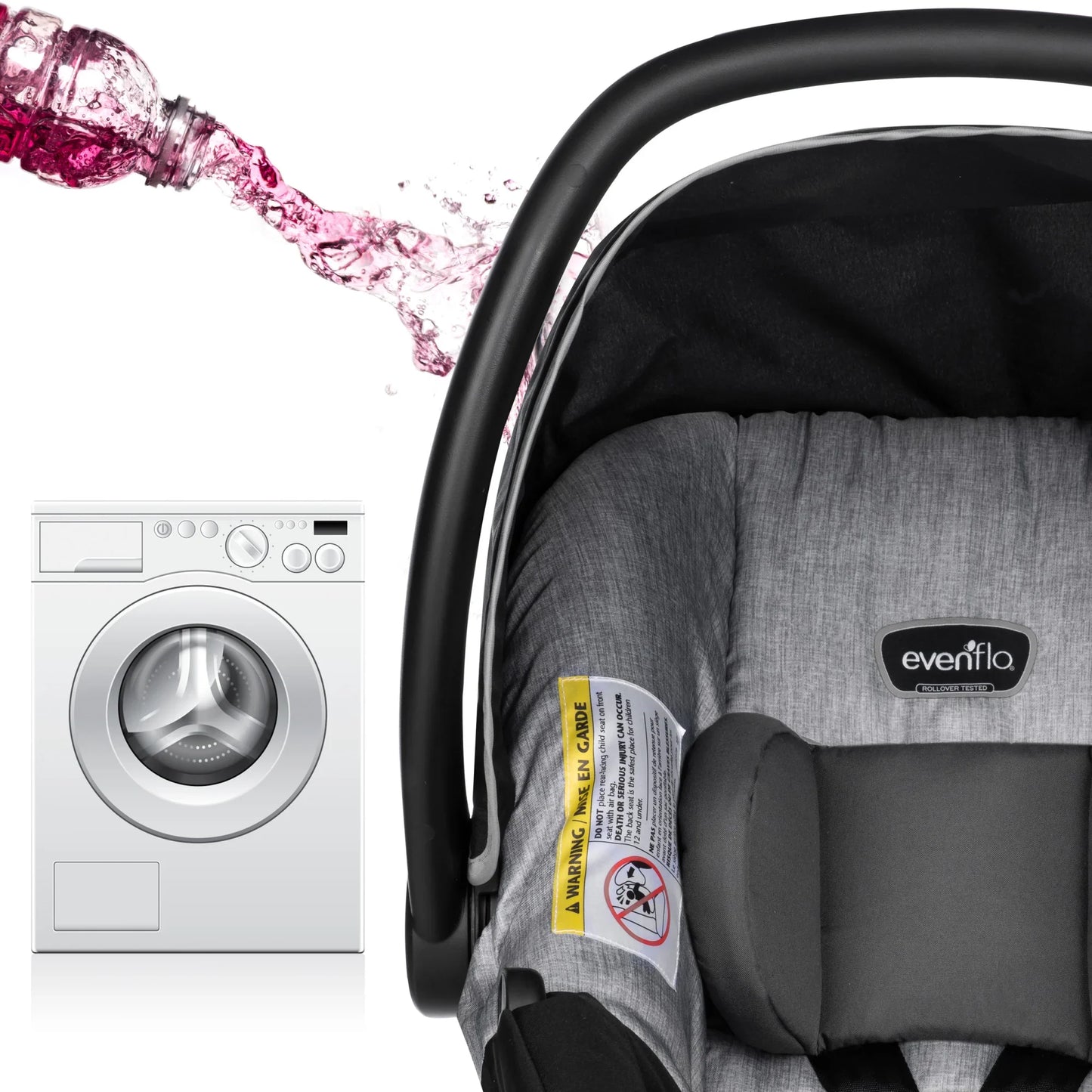 Evenflo Litemax Sport Infant Car Seat Graphite