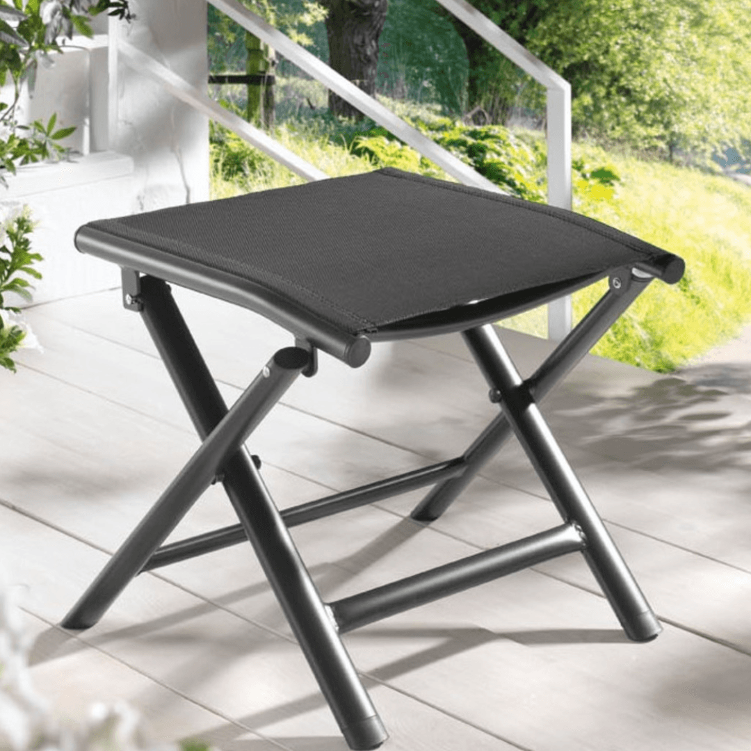 LIVARNO Home Houston Aluminum Stool, Foldable Lebanon"
