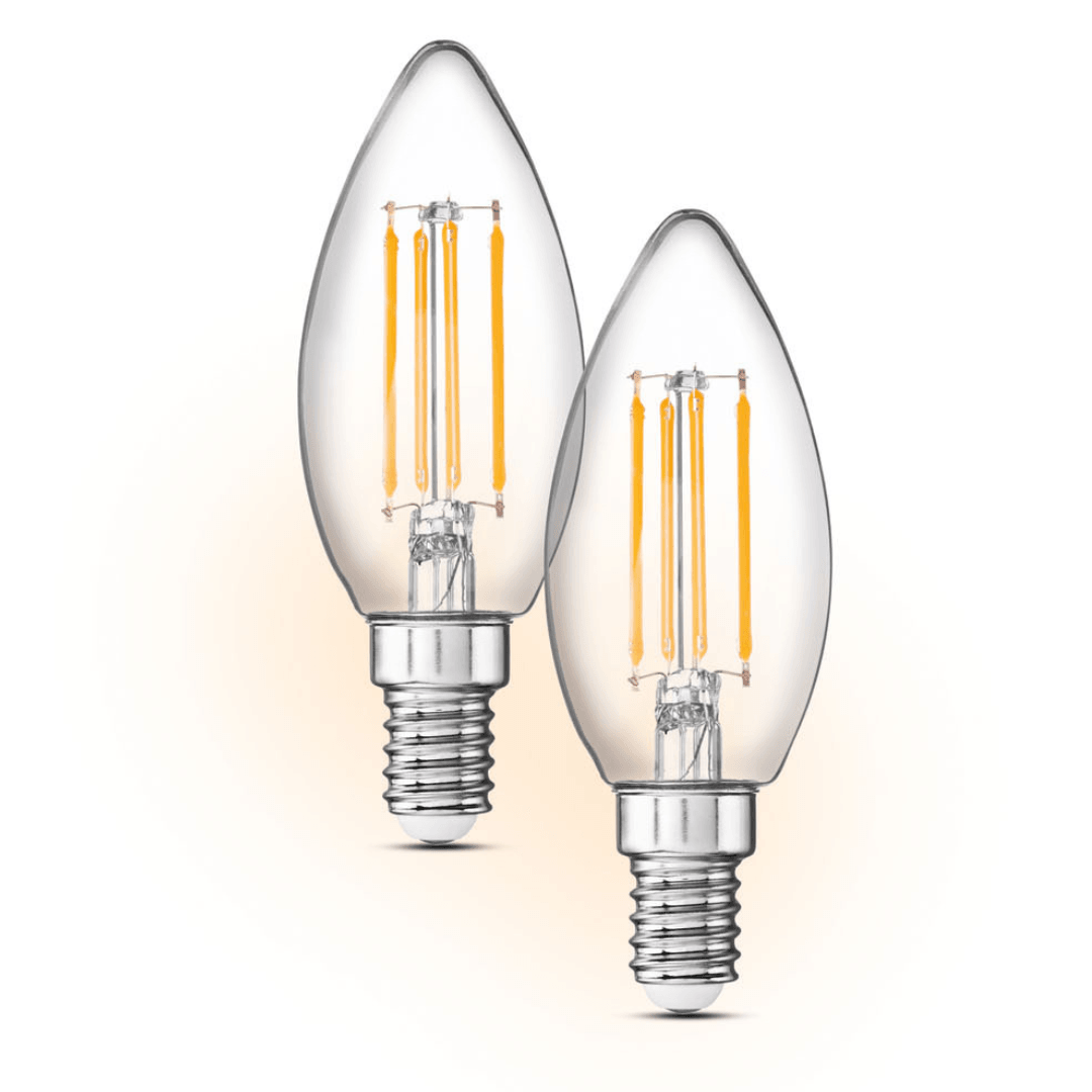 LIVARNO Home LED Filament bulb Set Of 2  4.7W=40W  E14 Lebanon"
